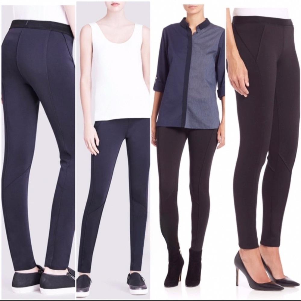 NWT Elie Tahari Reversible Becky Leggings - Picture 2 of 14